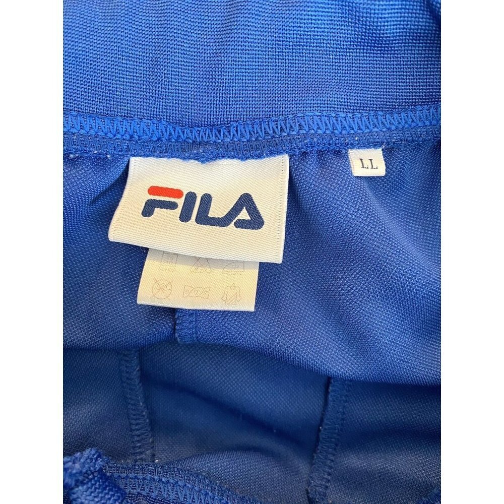 FILA Youth Girls Blue & Pink Sweatpants w/ Italian Phrase Size L Large VTG? - Picture 5 of 5